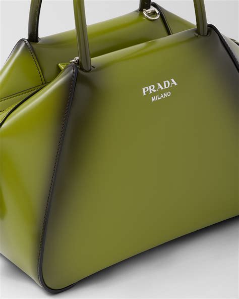 Small brushed leather Prada Supernova handbag.